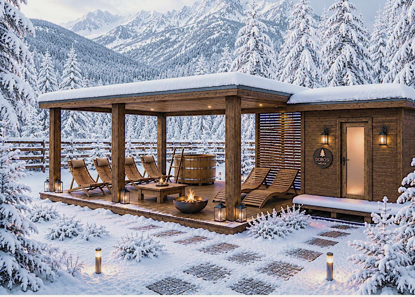 FOREST Sauna Terrace - Scandinavian Dream
