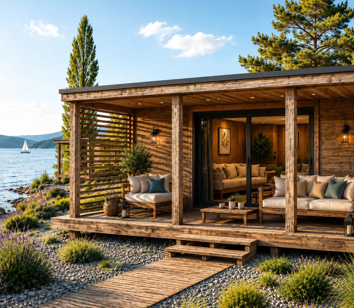 Forest Horizon Thermowood prémium fa kerti ház garden office és vendégház funkcióval