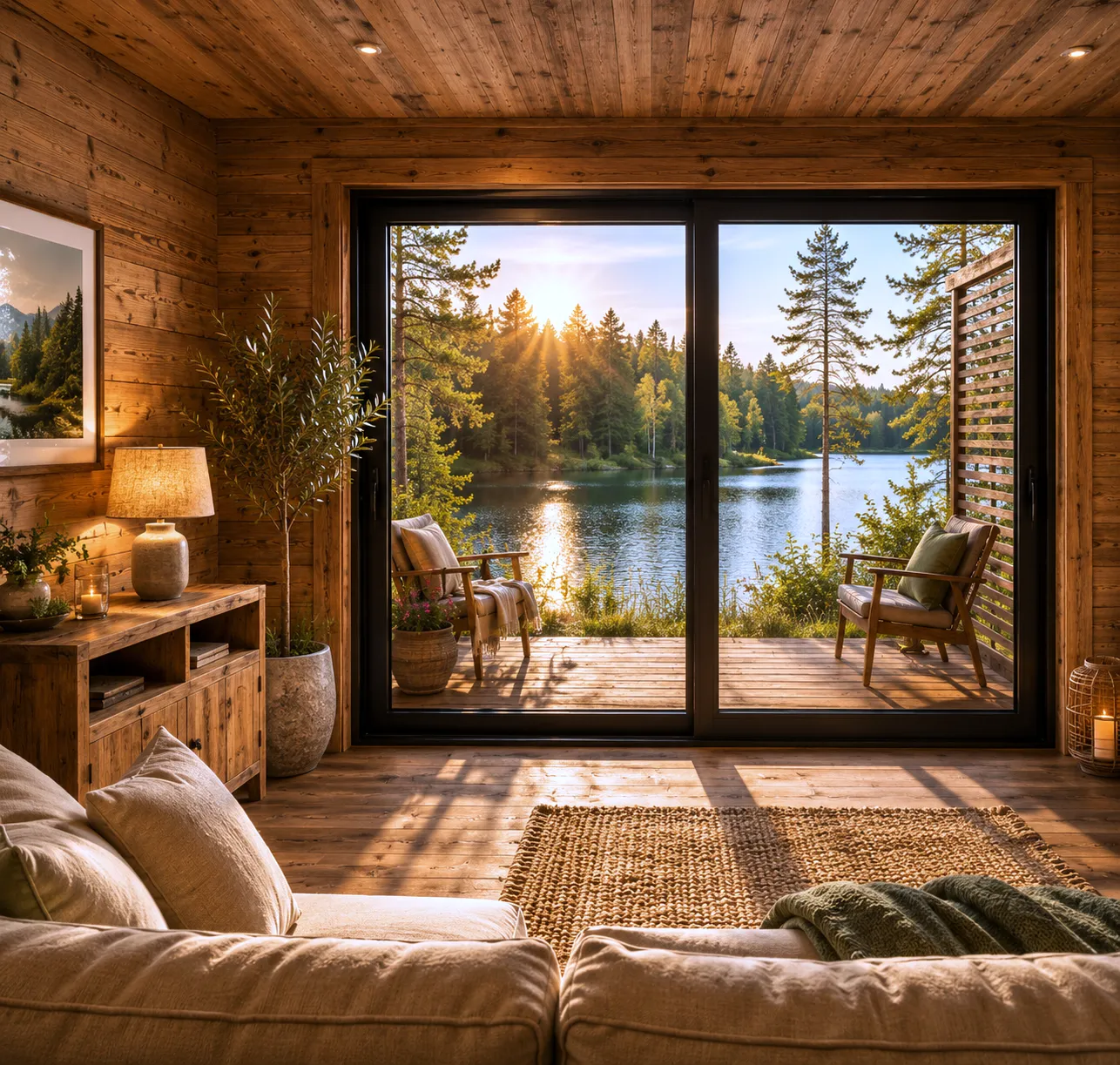Forest Horizon Thermowood prémium fa kerti ház garden office és vendégház funkcióval